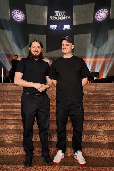 Митя Шмурак (справа) Премьера "Дома дракона" в Киеве — фоторепортаж
